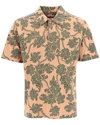 Dries Van Noten - All-Over Flower Print Polo Shirt - Lyst