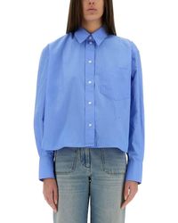 Victoria Beckham - Cropped Shirt - Lyst