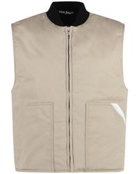 Palm Angels - Sartorial Tape Zip-up Vest - Lyst