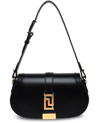 Versace - Greca Goddess Mini Leather Shoulder Bag - Lyst