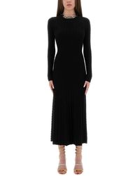 Rabanne - Long Wool Dress - Lyst