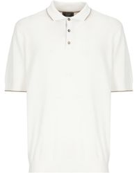 Peserico - Cotton Polo Shirt - Lyst