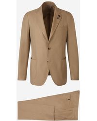 Lardini - Plain Cotton Suit - Lyst
