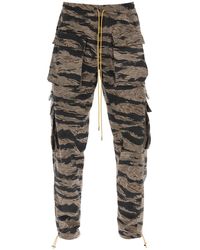 Rhude - Cargo Pants With 'tiger Camo' Motif All-over - Lyst