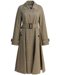 Burberry - "car Coat Ellingham Fit-and-flare" Trench Coat - Lyst