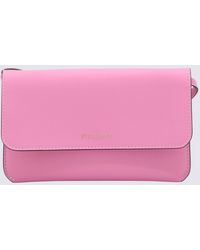 JW Anderson - Pink Leather Phone Bag - Lyst