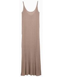 Max Mara - Light Long Dress With Lurex - Lyst