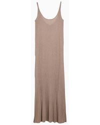 Max Mara - Light Long Dress With Lurex - Lyst