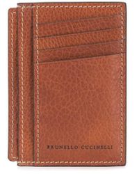 Brunello Cucinelli - Card Holder With Logo - Lyst