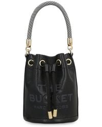 Marc Jacobs - The Leather Micro Bucket Bag - Lyst
