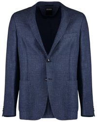 ZEGNA - Single-breasted Two-button Blazer - Lyst