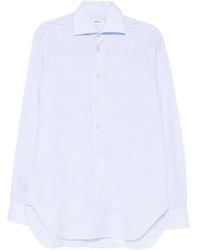 Kiton - Striped Cotton Shirt - Lyst