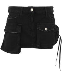 The Attico - Fay Denim Mini Skirt - Lyst