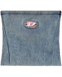 DIESEL - Ribbed Strapless Fitted Top - Lyst