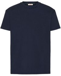 Valentino Garavani - Untitled Studded Crew-neck T-shirt - Lyst