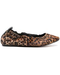 Isabel Marant - Leopard-Print Ballerina Shoes - Lyst