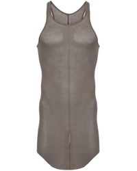 Rick Owens - Fine Ribbed Tank Top - Lyst