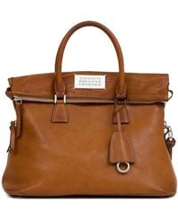 Maison Margiela - 5ac Loved To Death Washed Leather Medium Bags - Lyst