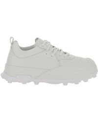 Jil Sander - 'Orb' Low Top Sneakers With Cleated Sole - Lyst