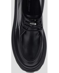 Dolce & Gabbana - Brushed Calfskin Derby Shoes - Lyst