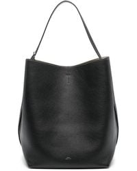 TOTEME - Leather Beltet Tote Bag - Lyst