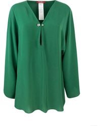 Max Mara - Blusa Umile Verde - Lyst