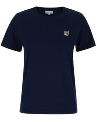 Maison Kitsuné - Fox Head Patch Regular Tee Shirt - Lyst