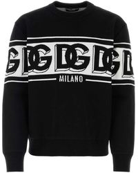 Dolce & Gabbana - Stretch Polyester Blend Sweater - Lyst