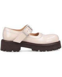 MM6 by Maison Martin Margiela - 'mary Janes' Ballet Flats - Lyst
