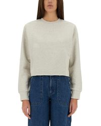 A.P.C. - Sweatshirt With Logo - Lyst