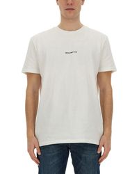 Department 5 - T-Shirt With Logo - Lyst