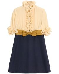 Valentino Garavani - Crepe De Chine Short Dress - Lyst