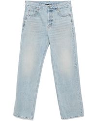 Saint Laurent - Mid Straight-Leg Baggy Jeans - Lyst