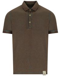 Bob - Double Brown Light Blue Reversible Poloshirt - Lyst