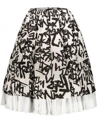 Comme des Garçons - Comme Des Garçons Multi-layered Midi Skirt Clothing - Lyst
