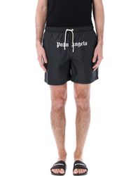 Palm Angels - Classic Logo Front Swimshort - Lyst