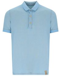 Bob - Double Light Blue Grey Reversible Poloshirt - Lyst