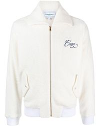 CASABLANCA Synthetic Graphic-print Track Jacket in White for Men Mens Clothing Jackets Casual jackets Save 30% 