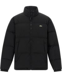 Lacoste - Padded Down Jacket With Removable Hood - Lyst