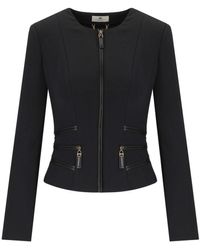 Elisabetta Franchi - Zipped Jacket - Lyst