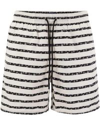 Vilebrequin - Striped And Patterned Beach Shorts - Lyst