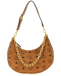 MCM - 'Aren Crescent Hobo' Shoulder Bag - Lyst
