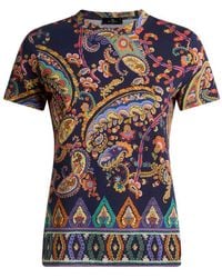 Etro - Slim Fit T-Shirt - Lyst