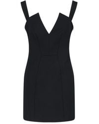 Givenchy - V-Necked Mini Dress - Lyst