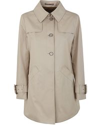 Herno - A Line Short Trench Coat - Lyst