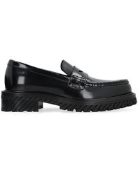 Off-White c/o Virgil Abloh - Combat Leather Loafers - Lyst