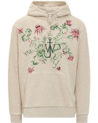 JW Anderson - Embroidered Sweatshirt With Embroidery - Lyst