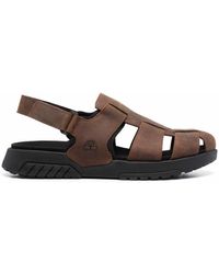 leather sandals timberland