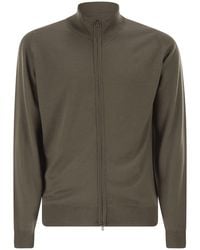 John Smedley - Extra Fine Merino Wool Cardigan - Lyst
