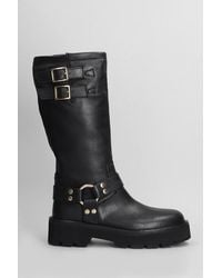 GISÉL MOIRÉ - Samuel Low Heels Boots - Lyst